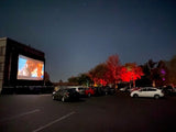 Drive in movie outdoor cinema inflatable screen