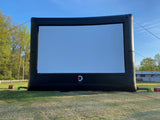 Drive in movie outdoor cinema inflatable screen backyard movie