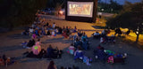Drive in movie outdoor cinema inflatable screen backyard movie home 20 screen