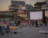 Drive in movie outdoor cinema inflatable screen backyard movie