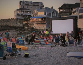 inflatable movie screen outdoor cinema