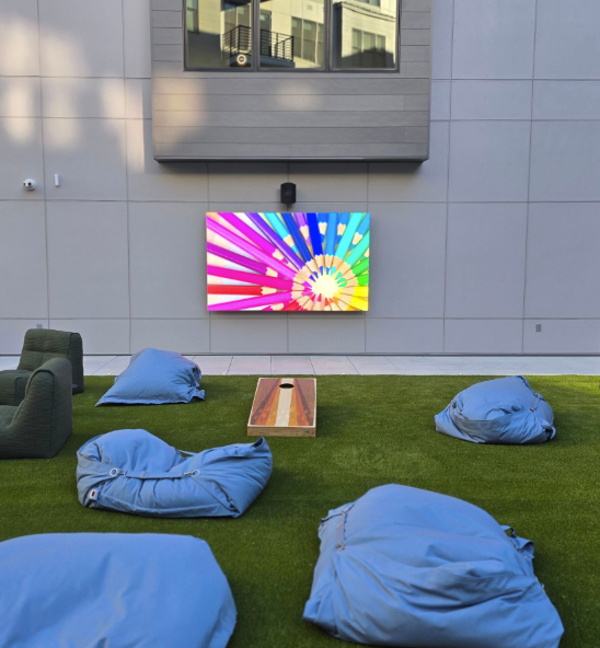 116" (9.7 ft) Outdoor TV