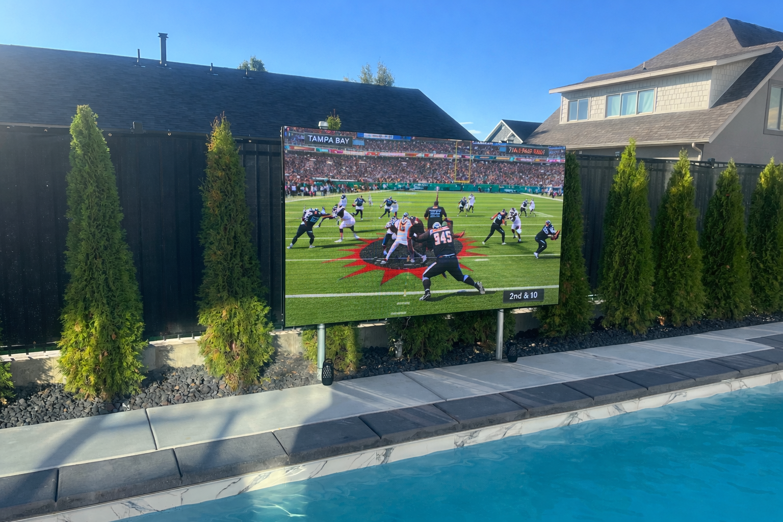 116" (9.7 ft) Outdoor TV