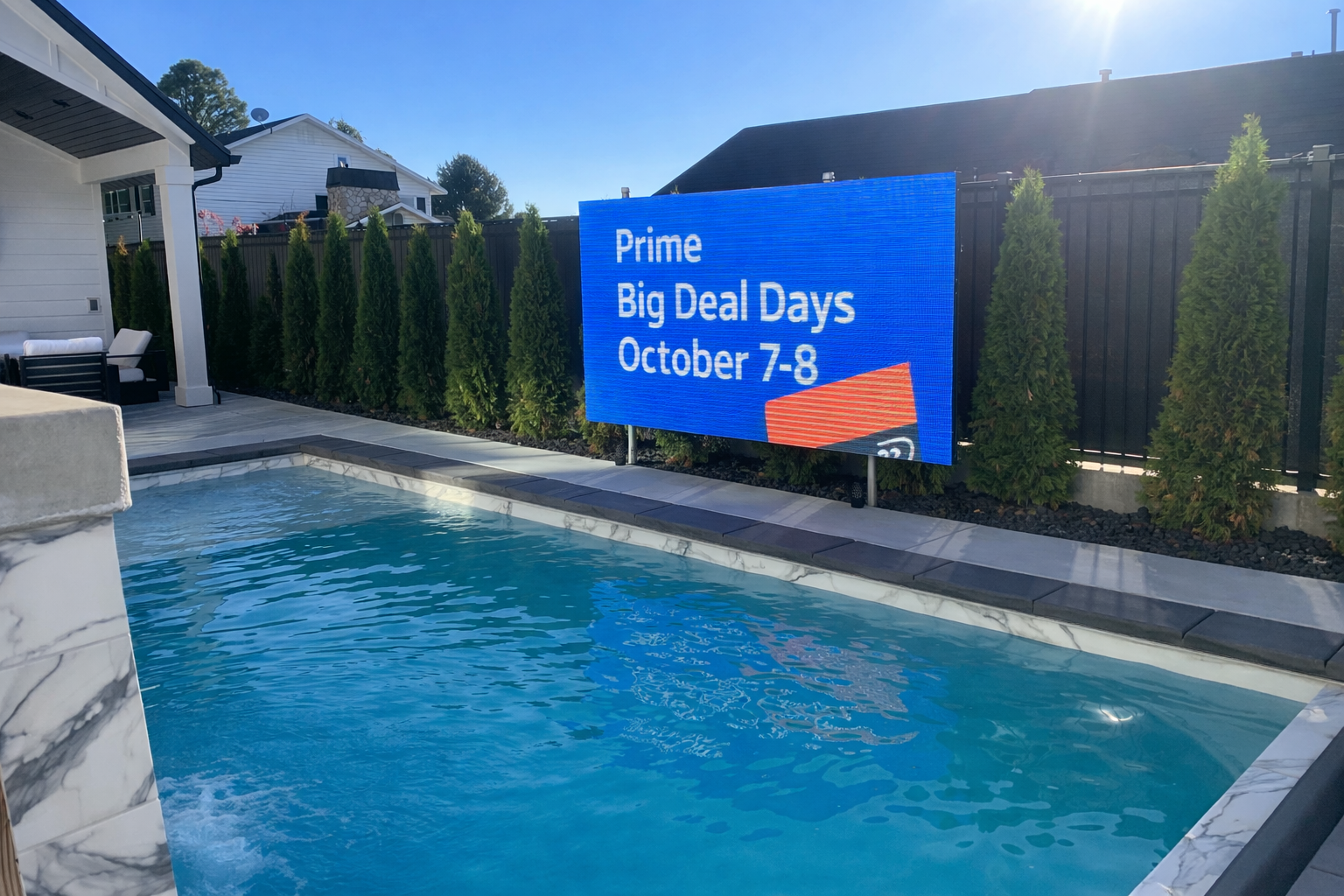 116" (9.7 ft) Outdoor TV