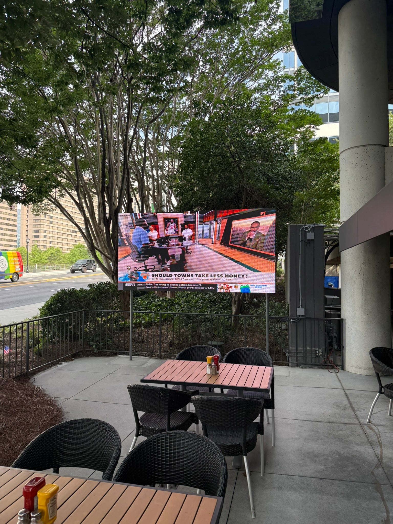 140" (11.83 ft) Outdoor TV