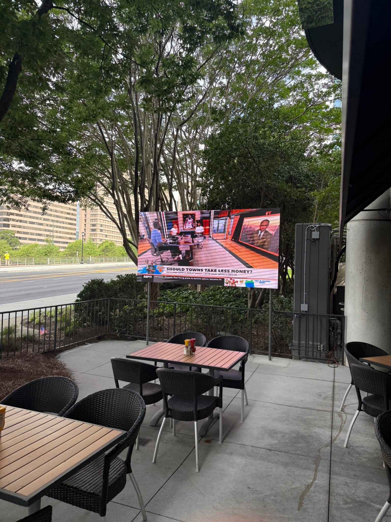 140" (11.83 ft) Outdoor TV