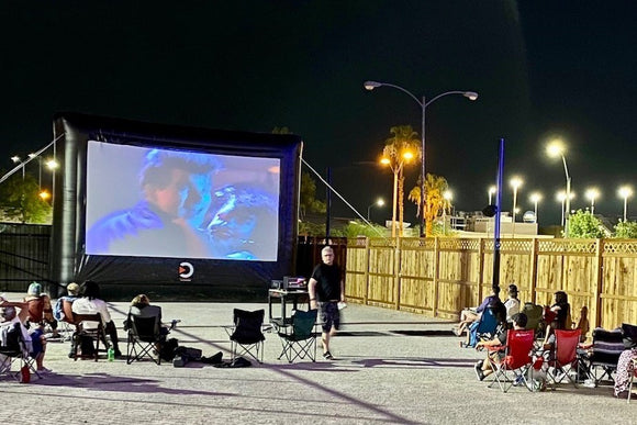 Elite Outdoor Movies Professional 20' Inflatable Screen