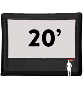Drive in movie outdoor cinema inflatable screen backyard movie
